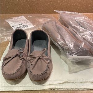 Three pair of NEW Elegant Women's Loafers in Soft Grayish/Violet